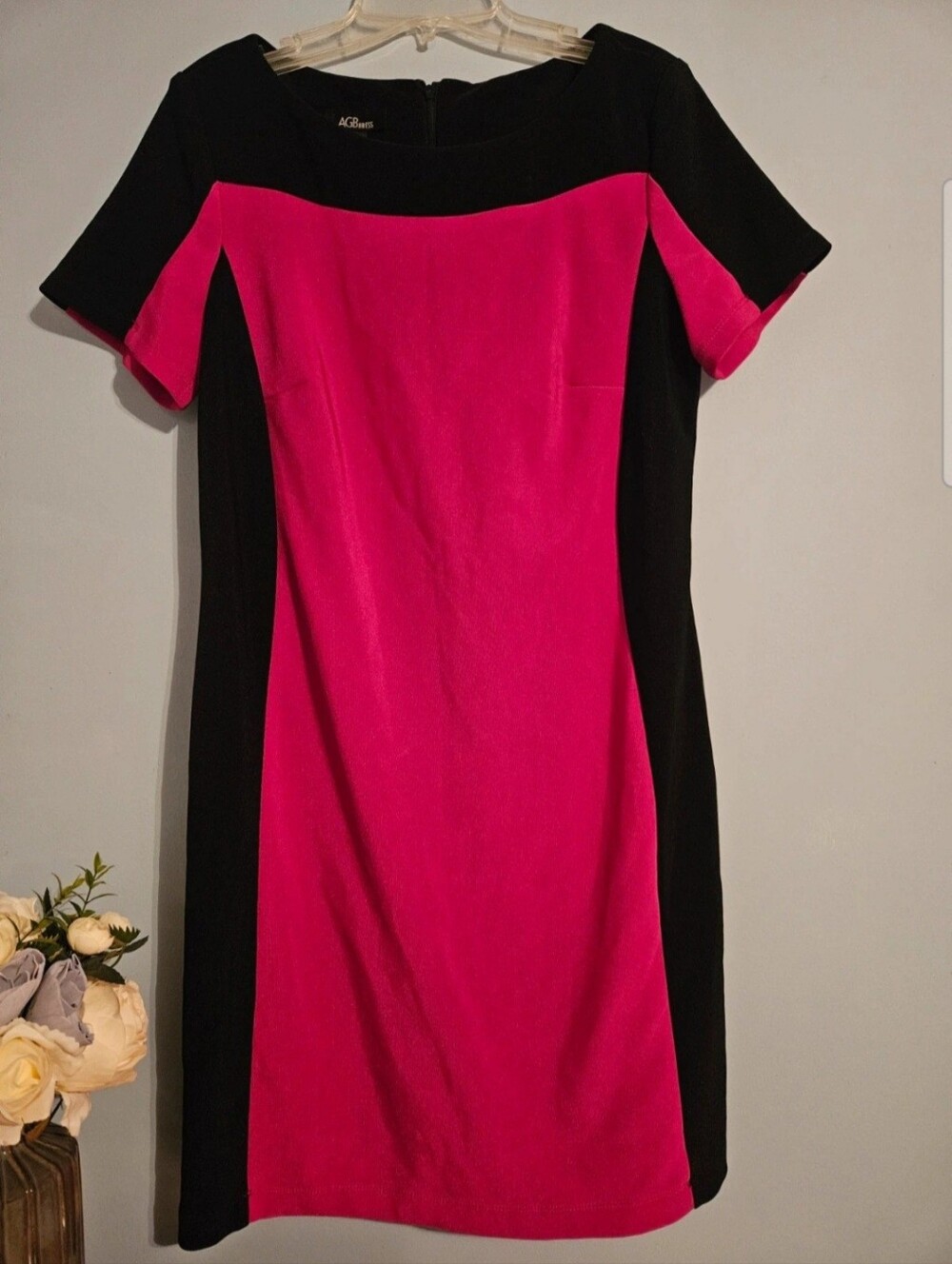 Color Block Vintage Bodycon Dress